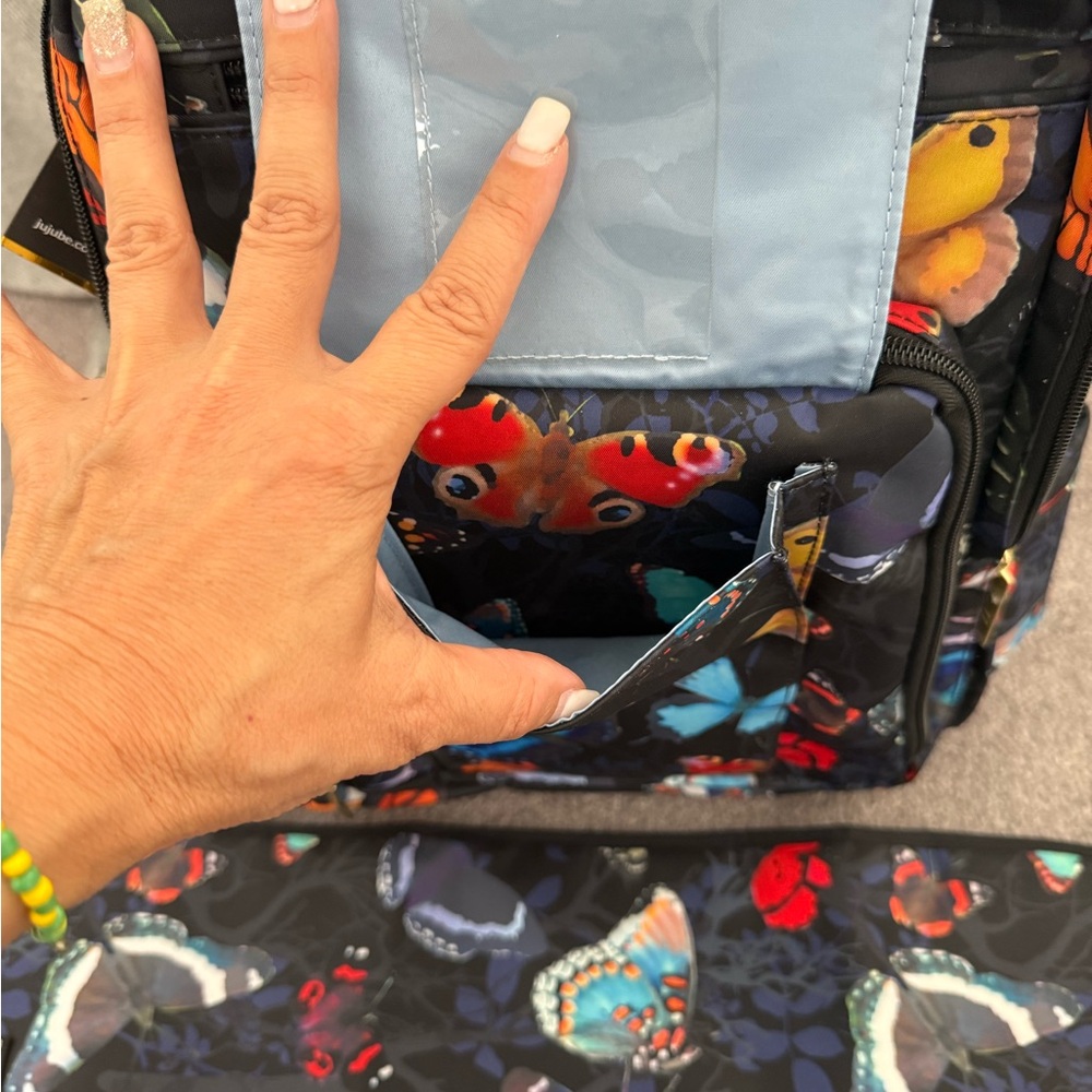 Jujube Butterfly Print Backpack - Picture 14 of 16